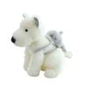 White West Highland Terrier With Shark Scarf Plush Toy Stuffed Animal Dolls