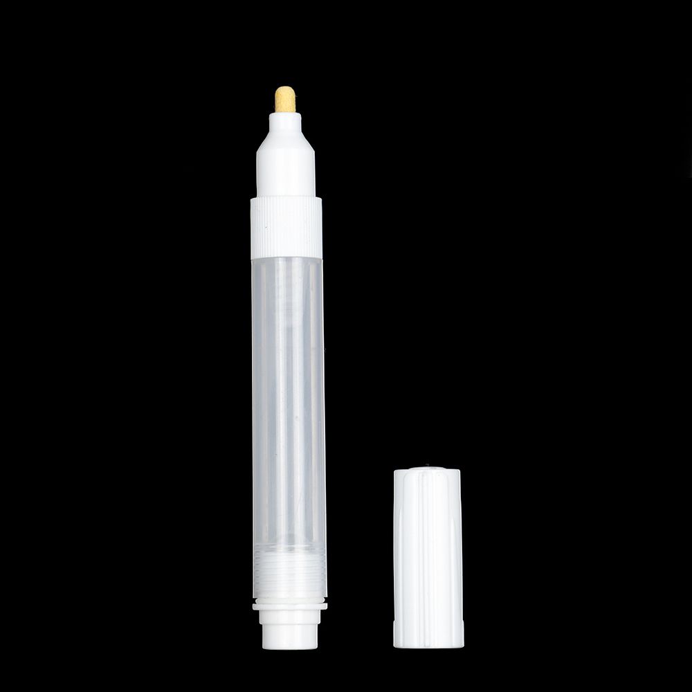 Используйте прозрачные пластиковые граффити-ручки, жидкие меловые маркеры, пустые стержни, ручки для рисования, аксессуары