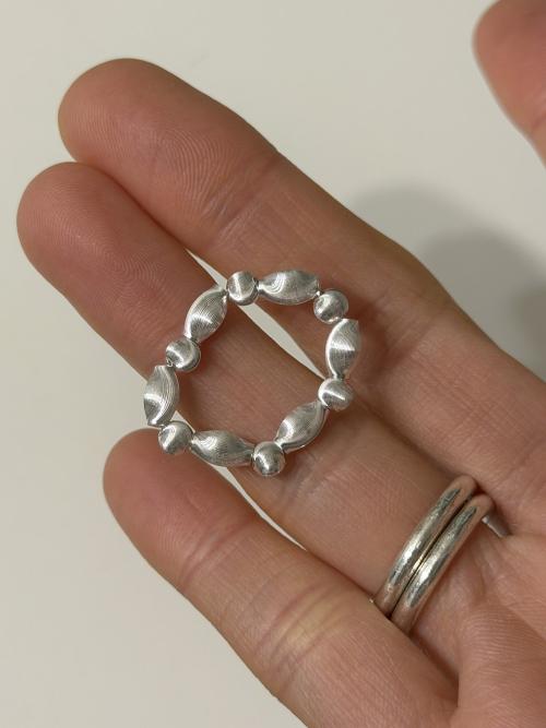 Mosxe [Серебро 925 пробы] Голографическое кольцо