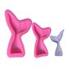 2 Pcs Mermaid Tail Liquid Silicone Fondant Cake Mold DIY Creative Silicone Baking Mold Chocolate Mol