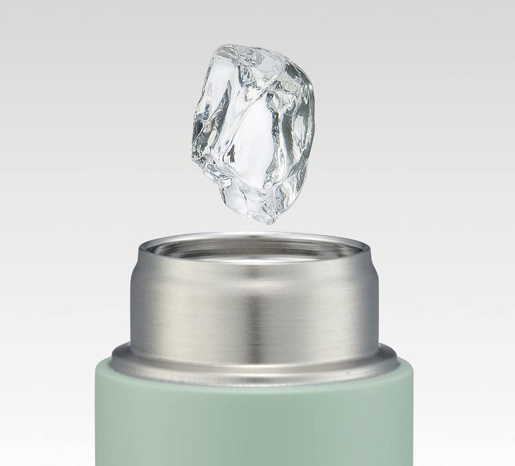 Skater Mug Dull Stainless Steel Water Bottle, Green, 300ml, Ultra-Lightweight Bottle, STYL3-A