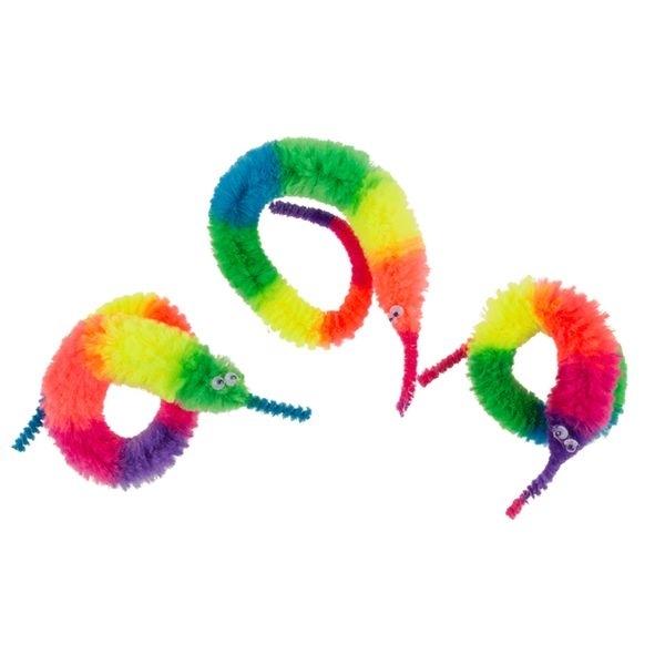 Волшебная гусеница Волшебный трюк Радужный червь