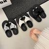 Metal Buckle Cover Toe Flat Sandals Summer New Fashion Outside Temperament Beach Shoes Cool Slippers