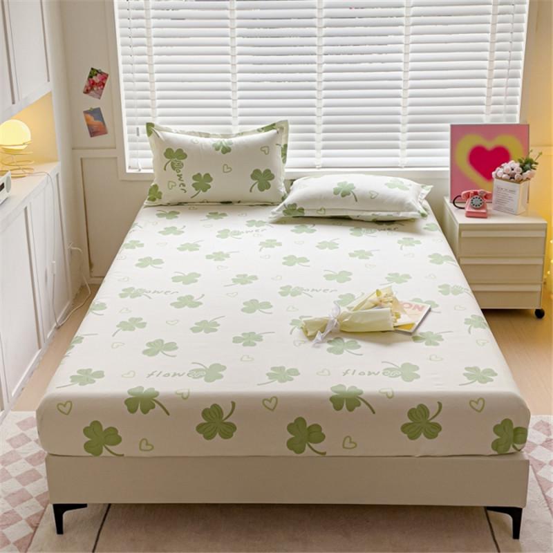 Покрывало Bonenjoy, простой стиль, простыня на наматраснике с принтом, матовая простыня, мягкое постельное белье с подсветкой(Нет наволочки)