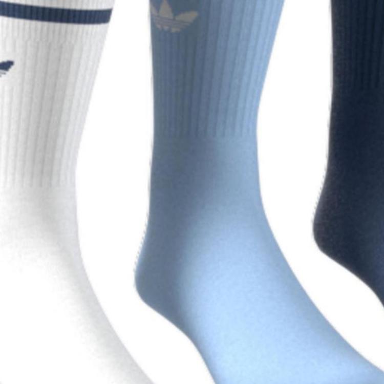 adidas Оригинальные Однотонные Носки до Колена Унисекс 3 пары FM0624