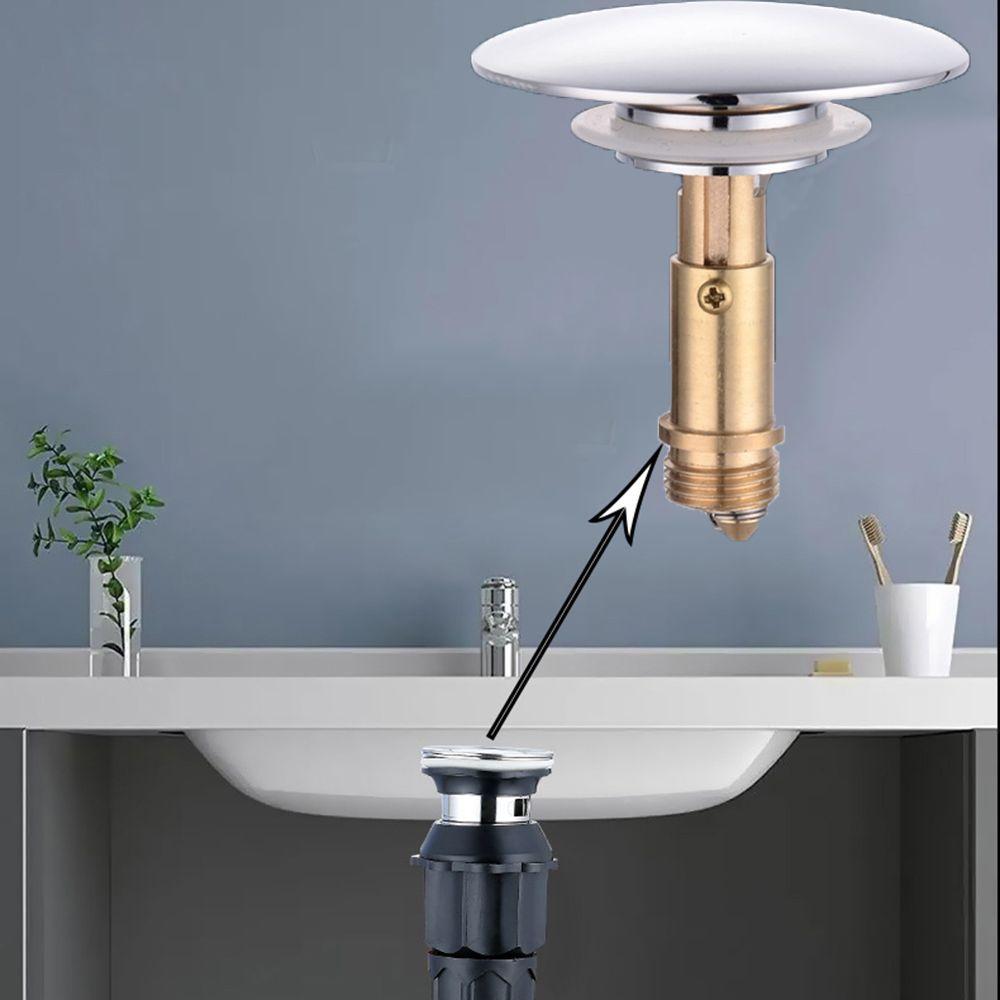 2 размера Сифон для волос Слив для раковины Раковина Shroom Заглушка для раковины Фильтр-сердечник Аксессуары для смесителя Крышка слива