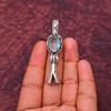 Awesome Aquamarine Gemstone Pendant: 925 Sterling Silver Handmade Pendant Necklace Jewelry