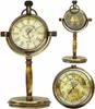 Beautiful Vintage Brass Desk Clock Table Clock Antique Nautical Clock Brass
