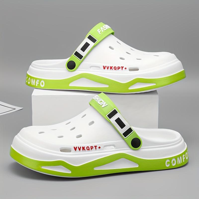 Удобные повседневные нескользящие тапочки унисекс из ЭВА с дышащей стелькой и мягкой подошвой, пляжные сандалии