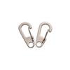 Survival EDC Gear Safety Travel Tools D-Ring Key Chain D Carabiner Spring Clips Camping Keyring