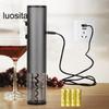 1 Set Bottle Opener, Rechargeable Electric Wine Opener, Effortless Automatic Cork Extractor for Home Bar Party