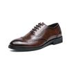Mens Leather Shoes Luxury Crocodile Pattern Men Business Dress Shoes Casual Social Shoe Male Wedding Footwear