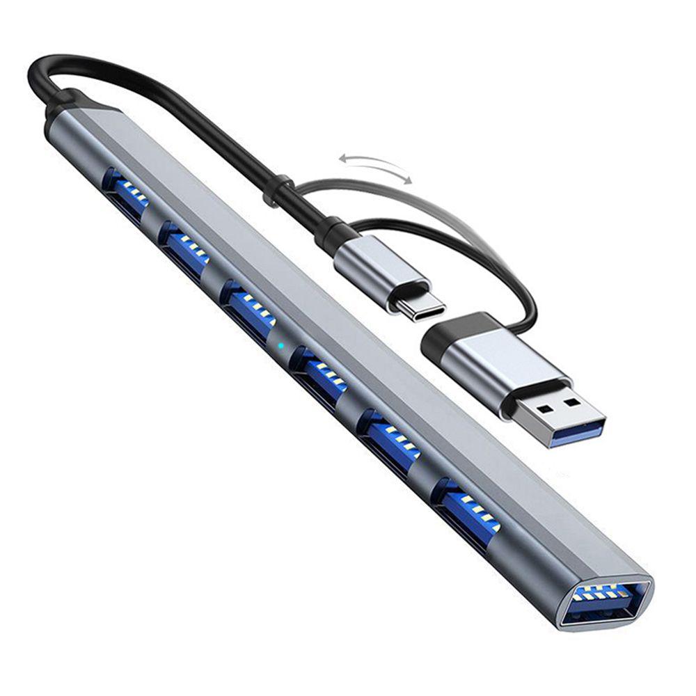 Splitter Type-C HUB High Speed Docking Station Hard Drive 2-in-1 USB 3.0 Expander Laptop PC