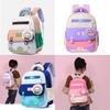 Childrens Letter Backpack With Adjustable Shoulder Strap Zipper Design