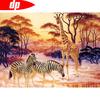 Diamond Embroidery Mosaic Animal Giraffe And Zebra Diamond Painting Cross Stitch