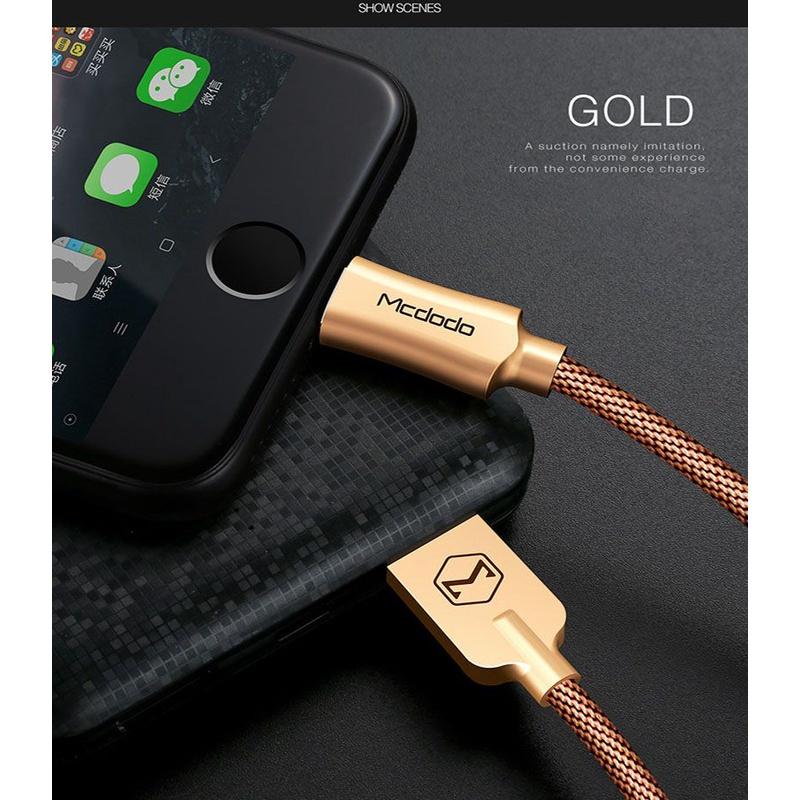 Автоматический светодиодный умный отключаемый кабель для зарядки данных Lightning USB для iPhone X 7 8