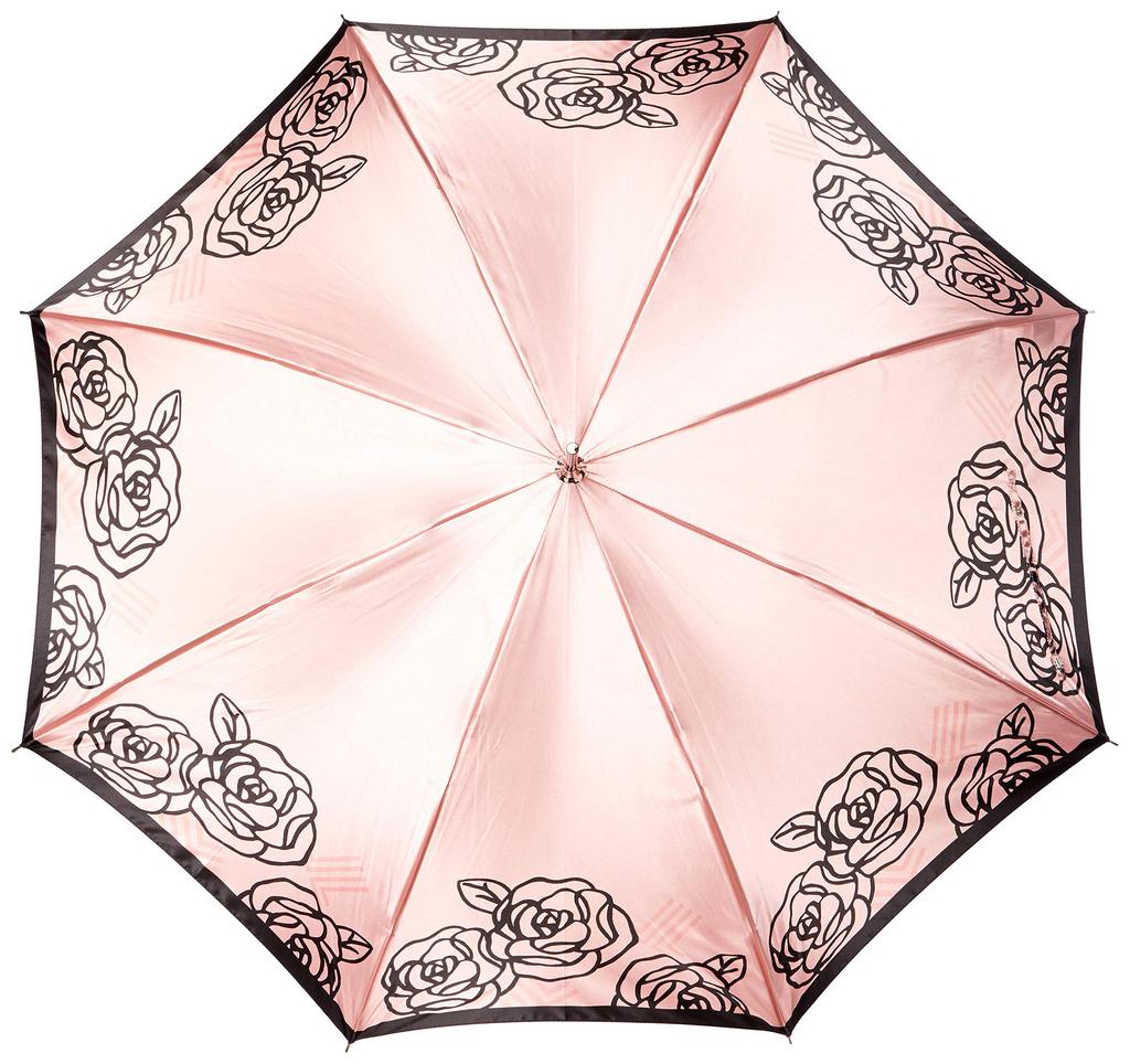 Зонт розовый Rib 60см Всего 82см 99см 325г [Moonbat] 21-083-21640-00-31-60 Длина женская длина Прибл.. Диаметр приблизительный. Вес прибл.