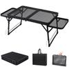 Camping Folding Side Table Mesh Large Low Heat Resistant Light Load Capacity Storage Bag Included Can Be Table, Table, Included, Table, Space, Table,