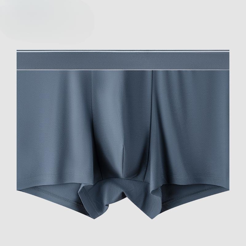 Мужское нижнее белье из чистого хлопка с антибактериальной внутренней частью, дышащее, однотонное, для мальчиков, для молодых мужчин, со средней посадкой