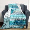 Granddaughter Love Message Home Customize Your Name Blankets Soft Comfortable Lightweight Quilt For All Seasons Picnic Sofa Office Bed Living Room