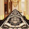 European High End Dining Hall Long Corridor Carpet Commercial Hotel Passageway Carpets Non-slip Home Lobby Carpet Runner Custom