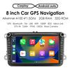 Hizpo 8" 2 Din Multimedia Player for Volkswagen Golf 5 Transporter VW Passat B6 Polo Jetta Skoda Seat Android 13 Intelligent Carplay Car Radio GPS
