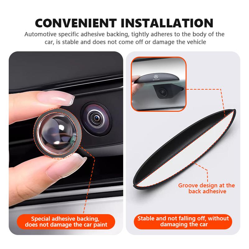For Benz Car Reverse Parking Camera Protective Cover Sticker Fit Accessories Exclusive AMG W124 W203 W204 SPRINTER V CLASS VIANO AM0