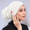 Fashion Muslim Women's Hijab Undercap With Ear Hole Hijab Caps Bandanas Under Caps For Hijabs Headscarf Underscarf Islamic Band