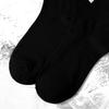3/5/10/20 Pairs Women's Crew Socks Black Socks, Heart and Stripes, Comfortable, Breathable, Moisture-Wicking
