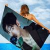 Korea Cha Eun Woo Towel Microfiber Beach Towel Absorbent Quick dry Soft Yoga Swimming Resort Mountain Climbing Towel