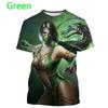 Игровой Футболка Mortal Kombat Для Мужчин Крутая С Коротким Рукавом Топы Модная Повседневная Оверсайз Уличная Футболка Ropa Hombre