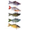 3/5Pcs Fishing Lures 3D Swimming Bait with Treble Hooks Realistic Looking