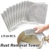 1/5/10 шт кухонная волшебная салфетка для мытья посуды из металлической стальной проволоки двухслойная антипригарная тряпка для мытья посуды из масла и железа салфетка для мытья посуды тряпки