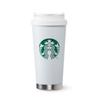 Starbucks Coffee Stainless Steel ToGo Logo Tumbler, Matte White, Grande, 470ml