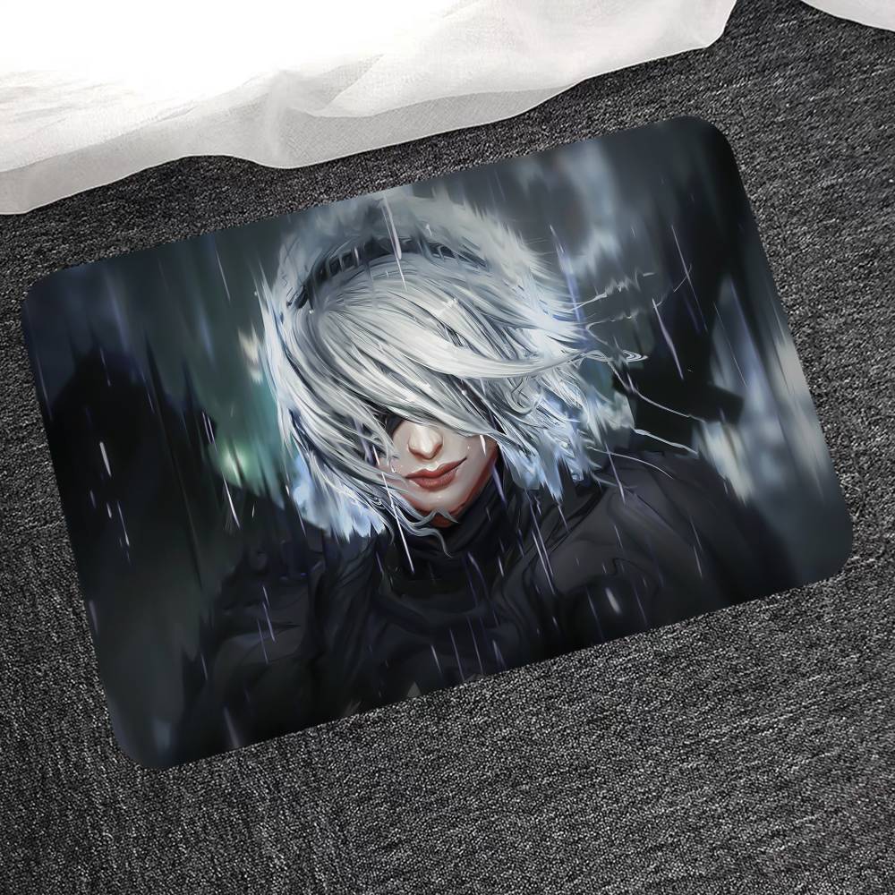 Игра NieR Automata Напольный коврик Прямоугольный Противоскользящий Домашний Мягкий Коврик для ванной Передняя дверь В помещении На улице Коврик Приветственный коврик