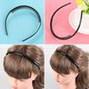 1/2 Pcs New Black plastic Sports Hairband Soccer Headband Toothed Men Hair Clip
