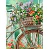 DIY 5D Diamond Painting Flower Bicycle Diamond Embroidery Cross Stitch Full Round Mosaic Rhinestones