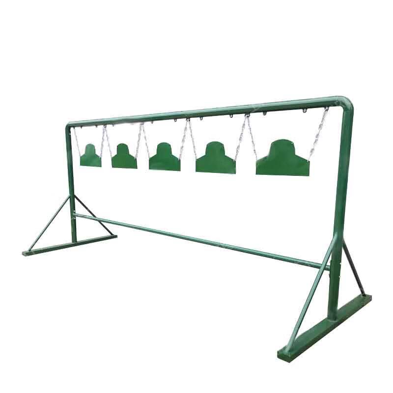 Gangziyu 5-Position Half-Body Steel Shooting Target Set