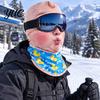Funny Face Balaclava Baby Mask, Breathable Ice Silk Cover, Anti-Slip Covering Full Protection Neck Gaiter for Outdoor Cycling Riding Sun Mask