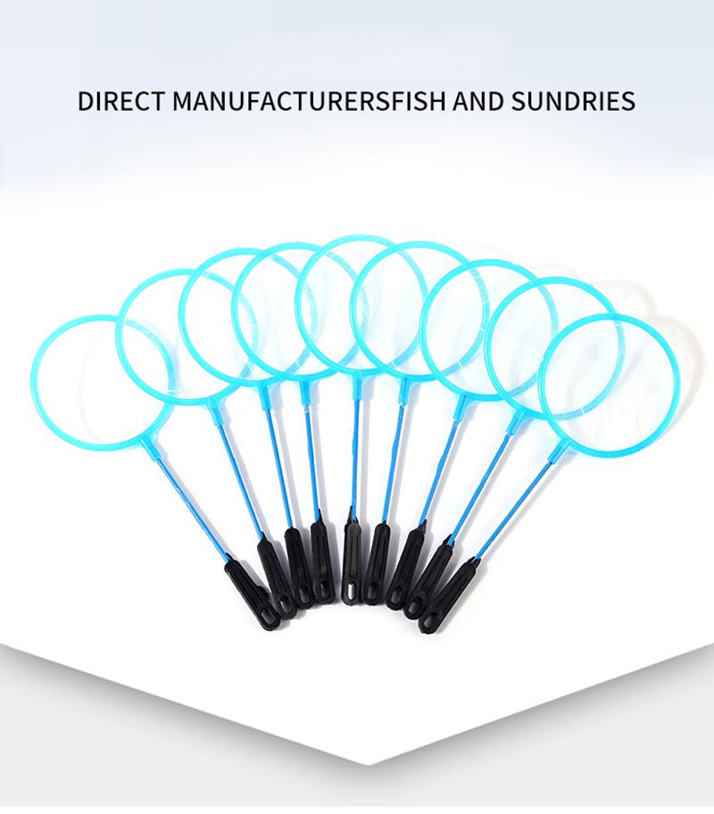 5pcs/set Portable Small Fish Fishing Dense Nets Children Fishing Hand-copied Fish Tank Aquarium Dense Mesh Small Pore Tool