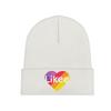 Likee App Logo Likee Сердце Радуга Граффити Вязаная Шапка Шапки Зимняя Шапка Теплая Модная Кепка Унисекс Женская