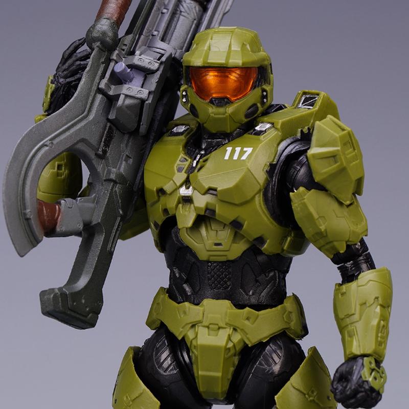 Игра 18см Re:Редактировать Достичь Масштаб 1/12 Master Chief Mjolnir Mark V1 Артикулируемая Фигурка Действия Коллекционные Украшения Крутой Подарок Для Мальчиков
