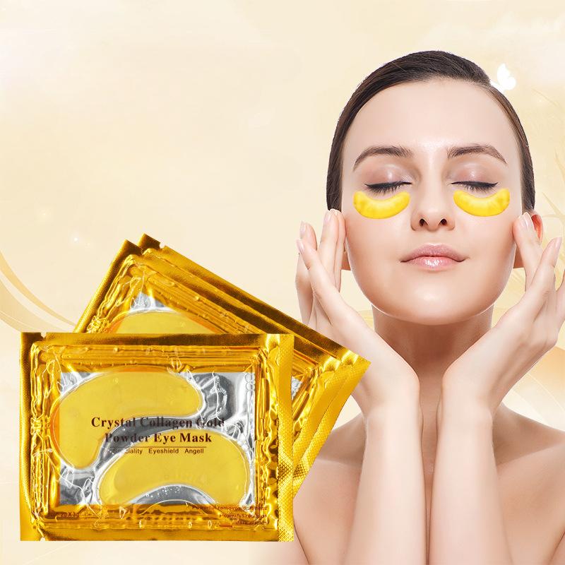 Moisturizing and Firming Gold Collagen Eye Patch, Crystal Moisturizing Eye Mask Patch, Improves Eye Lines, Moisturizing Eye Mask