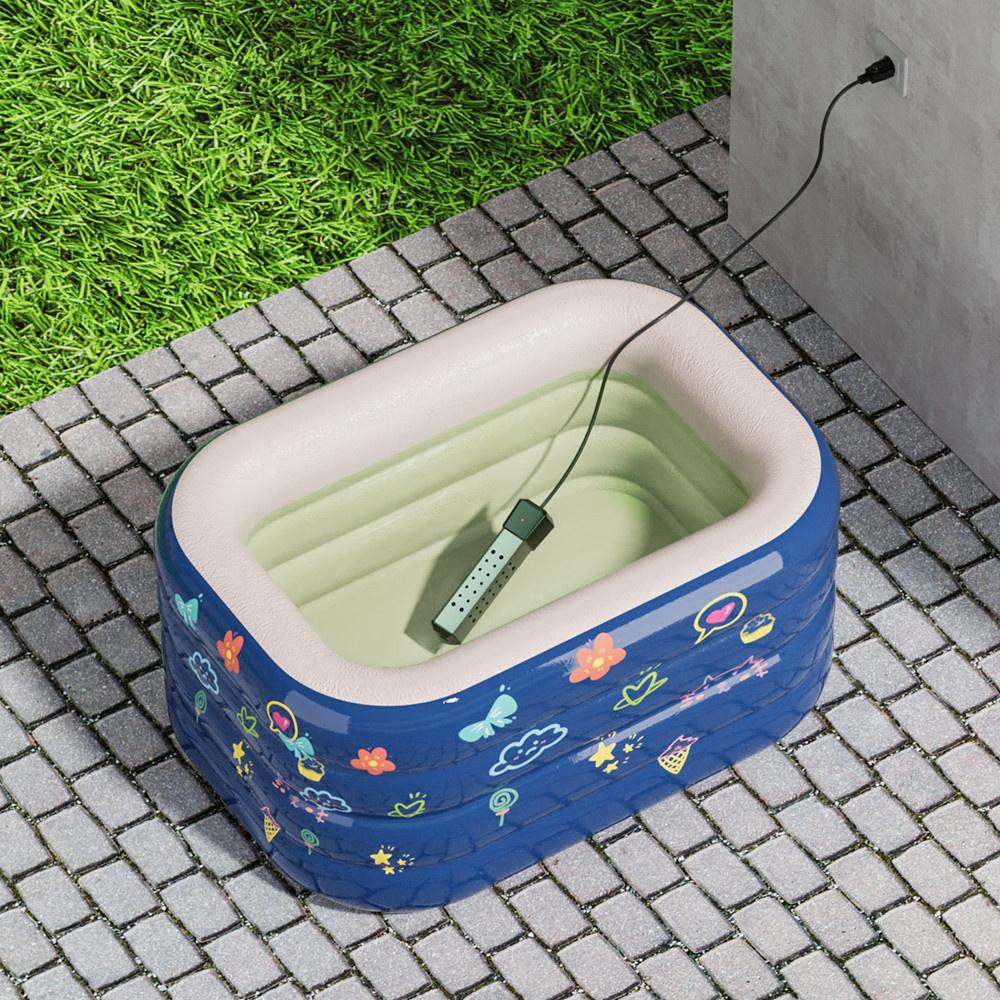 Портативный погружной нагревательный элемент 2500 Вт горячая вода автоматическое отключение питания вилка ЕС