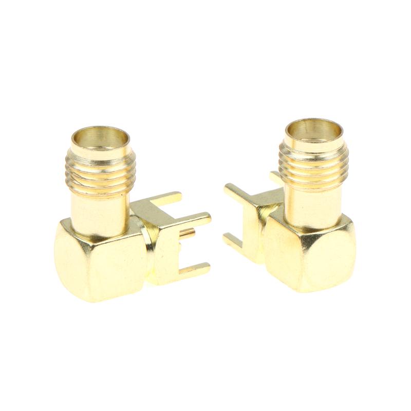10/20Pcs Sma-Kwe Angled Sma Rf Connector Socket 90-Degree Angled Four-Pin Sma Female Connector W External Thread Internal Bore