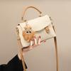 Summer Cowhide Cambridge Bag Fashionable Light Luxury One Shoulder Crossbody Bag Birthday Gift High End Feeling