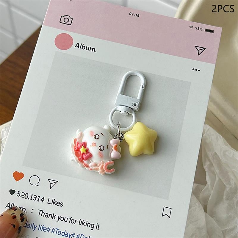 2/4 шт. Милый милый звезда Чиикава Хачиварэ Усаги цепочка для телефона брелок кулон шарм для рюкзака украшение для сумки девчачий подарок