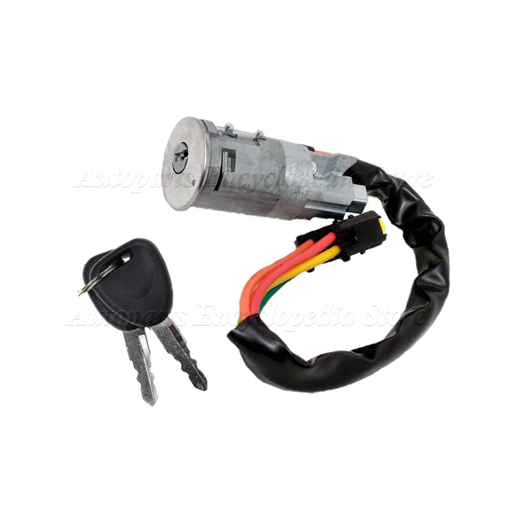 7701471098 Замок зажигания переключатель ключ 6601551102 Для Renault Logan Dacia Sandero Clio 7701471220 7702296589 Автозапчасти