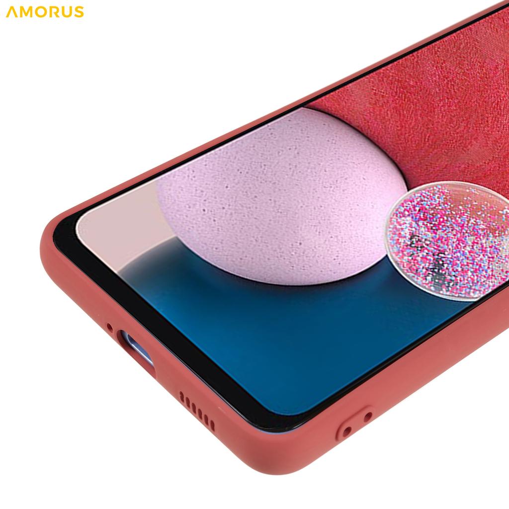 For Samsung Galaxy A13 4G Case Precise Cutouts TPU Fiber Lining Shockproof Phone Cover