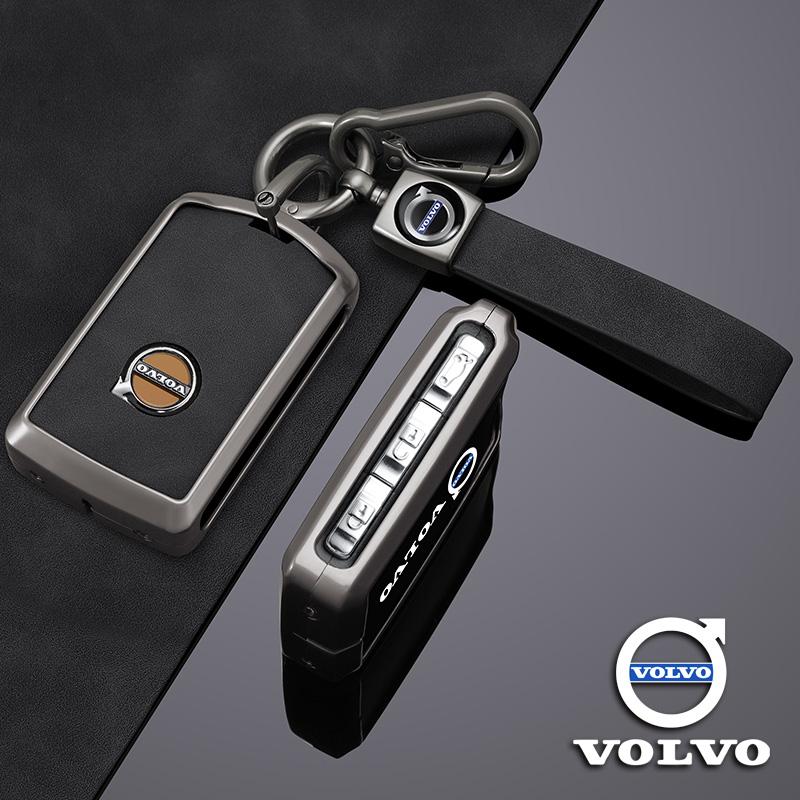bnf5 Zinc Alloy Car Key Case Shell Cover Holder Protection For Volvo XC40 XC60 S90 XC90 V90 2017 2018 T5 T6 T8 Polestar 1 2 Accessory